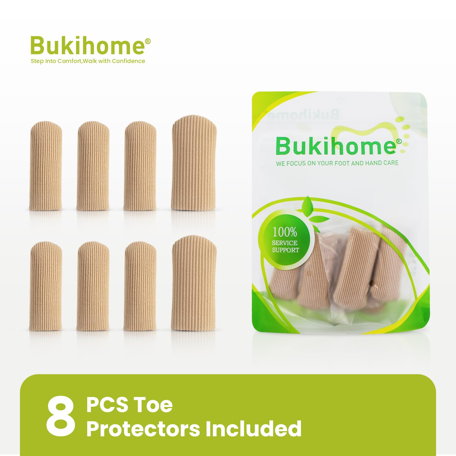 Bukihome manos recortando la funda para ajuste personalizado rápido