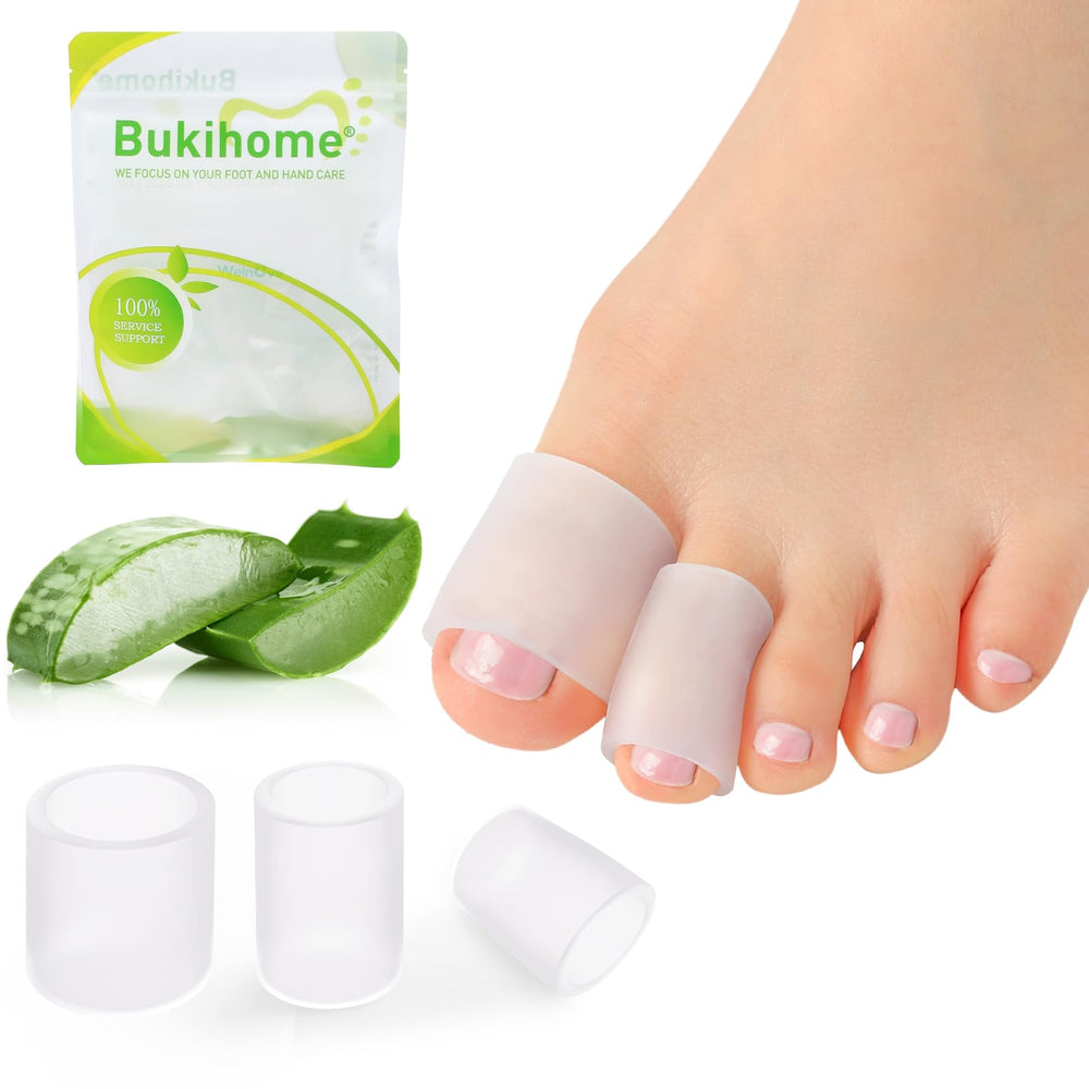 Bukihome embalaje frontal mostrando pack de 14 fundas y beneficios visibles