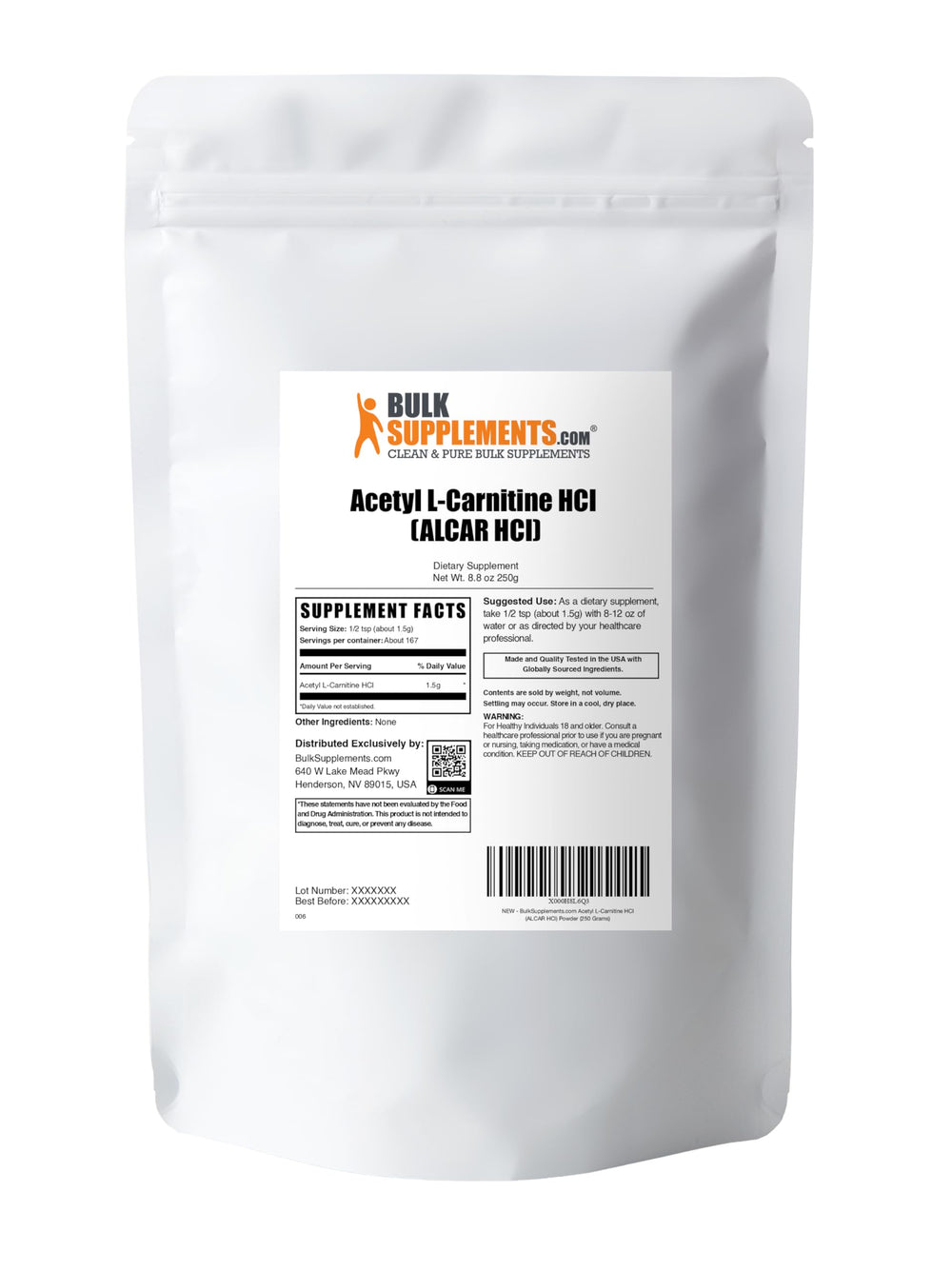 BulkSupplements el producto en una cocina moderna, sugiriendo uso diario sencillo