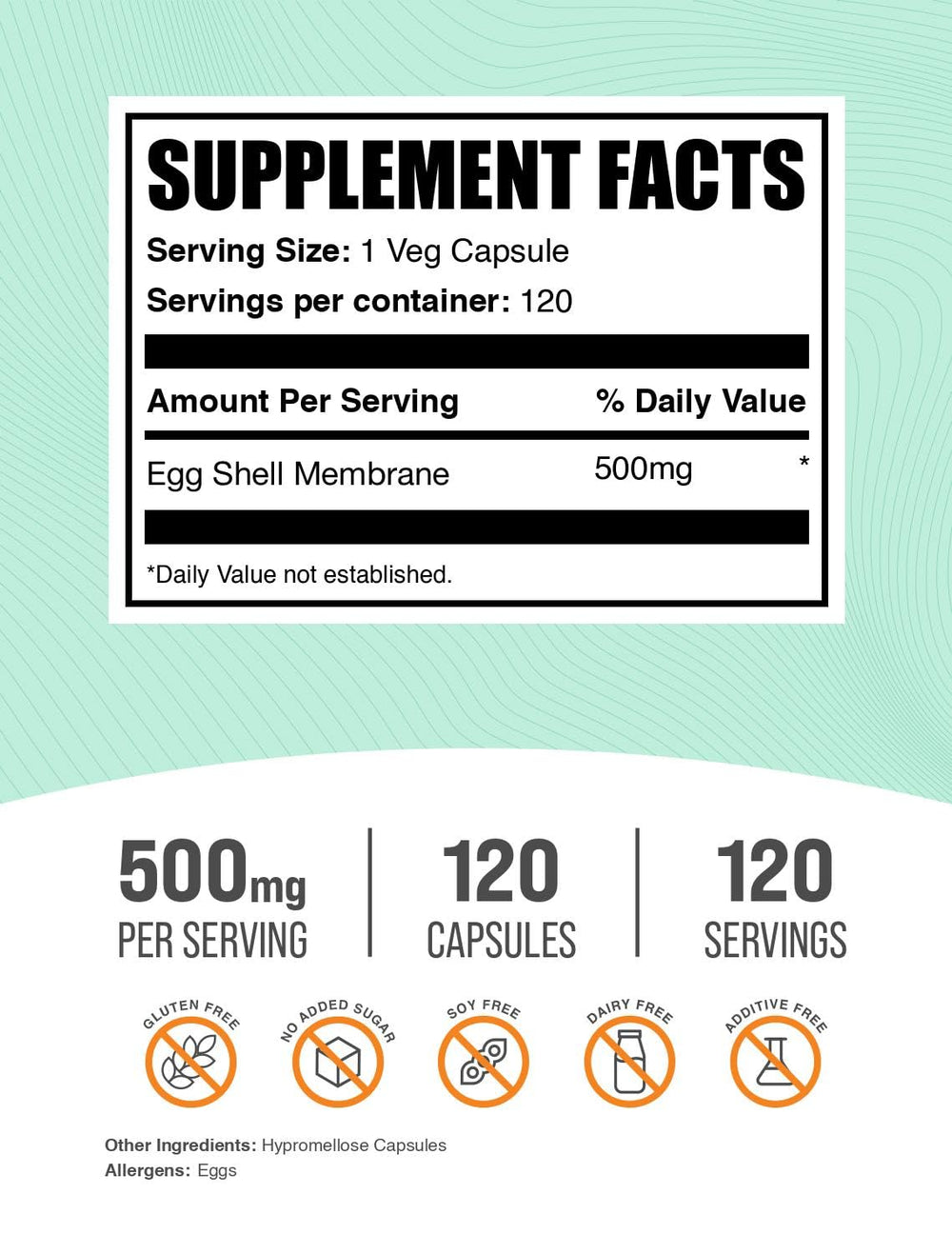 BulkSupplements primer plano de cápsula y textura que resalta pureza del producto