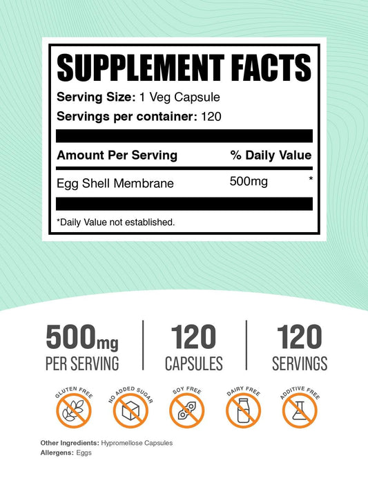 BulkSupplements primer plano de cápsula y textura que resalta pureza del producto