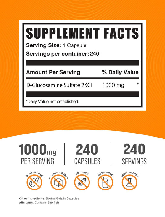 BulkSupplements primer plano de una cápsula mostrando textura y tamaño práctico