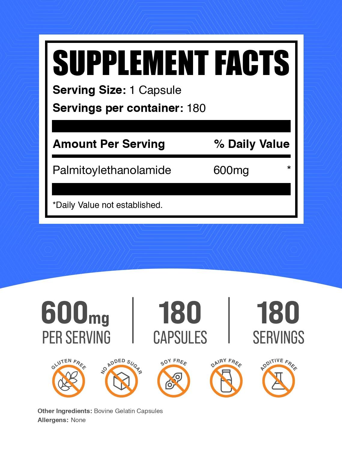 BulkSupplements primer plano de cápsula mostrando textura y facilidad de ingestión