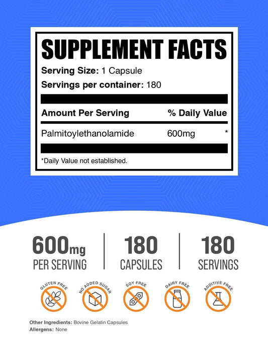 BulkSupplements primer plano de cápsula mostrando textura y facilidad de ingestión