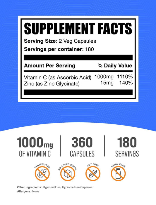 BulkSupplements primer plano de cápsula vegana que muestra textura y facilidad de ingestión