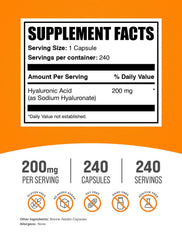 Detalle de cápsula BulkSupplements, textura clara y dosificación precisa