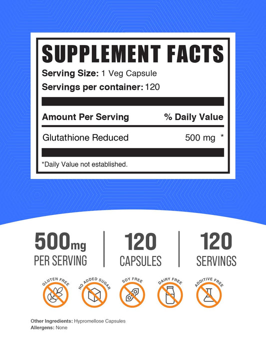 BulkSupplements primer plano de cápsulas mostrando textura y tamaño manejable