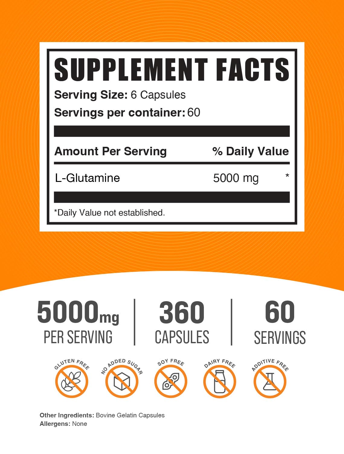 BulkSupplements primer plano de cápsula mostrando textura y pureza