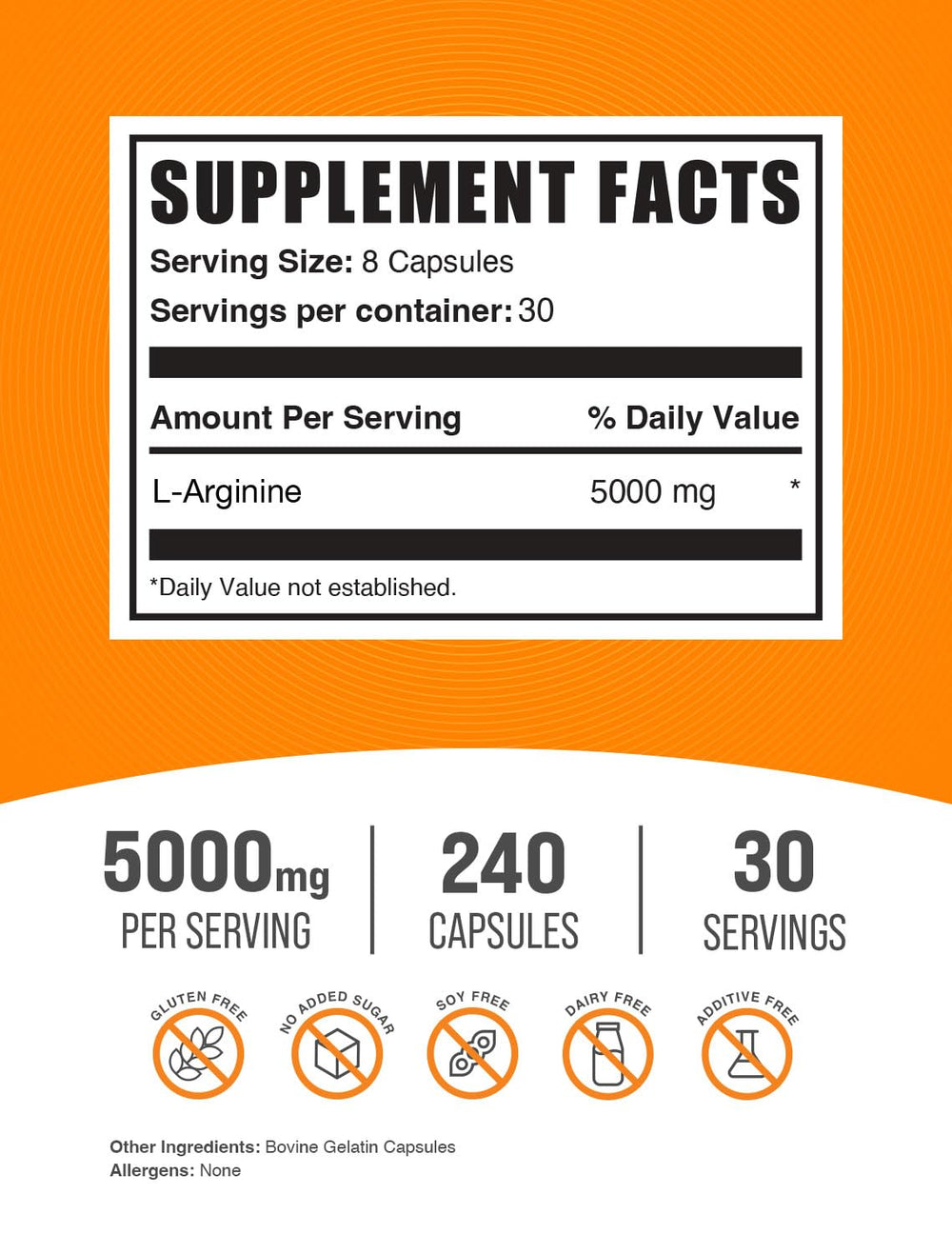 BulkSupplements monton de cápsulas en primer plano destacando pureza