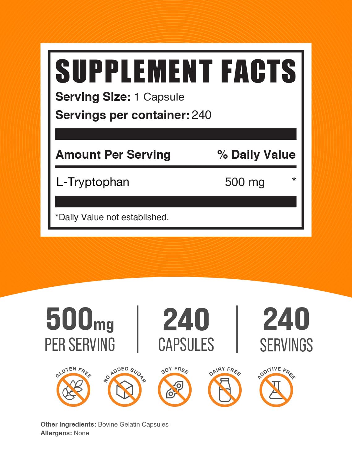 BulkSupplements primer plano de cápsula para ver textura y calidad visual