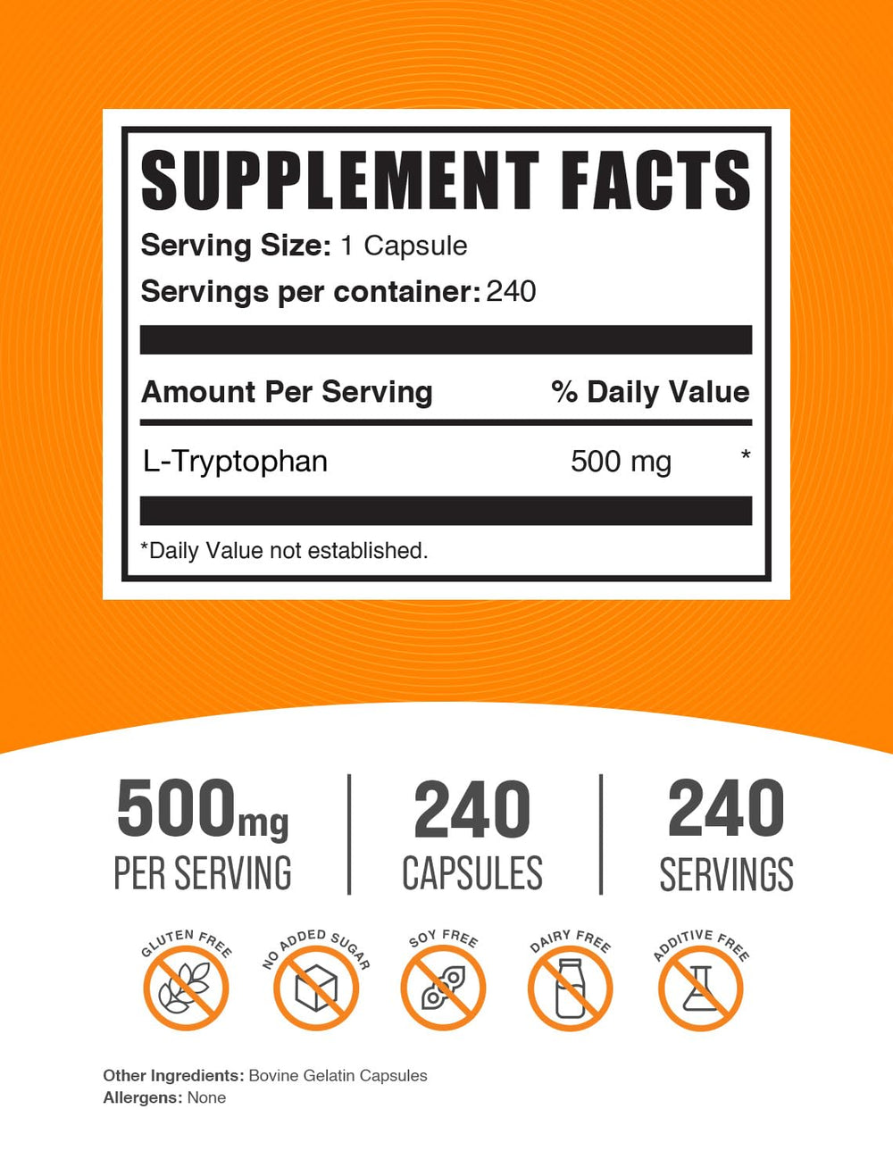 BulkSupplements primer plano de cápsula para ver textura y calidad visual