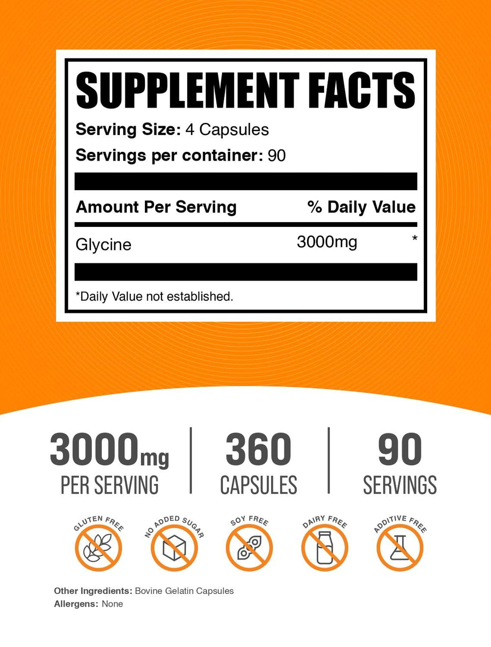 BulkSupplements primer plano de una cápsula que destaca calidad y textura