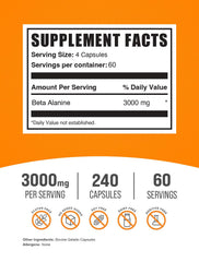 BulkSupplements primer plano de una cápsula mostrando textura y tamaño, dosificación precisa