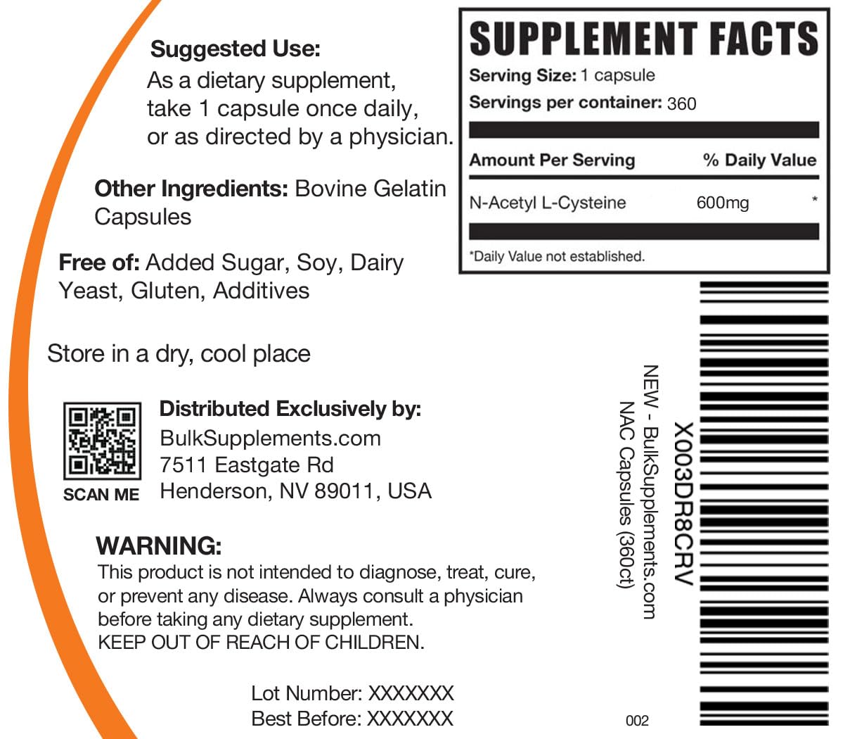 BulkSupplements producto en mesa estilo de vida uso diario sencillo
