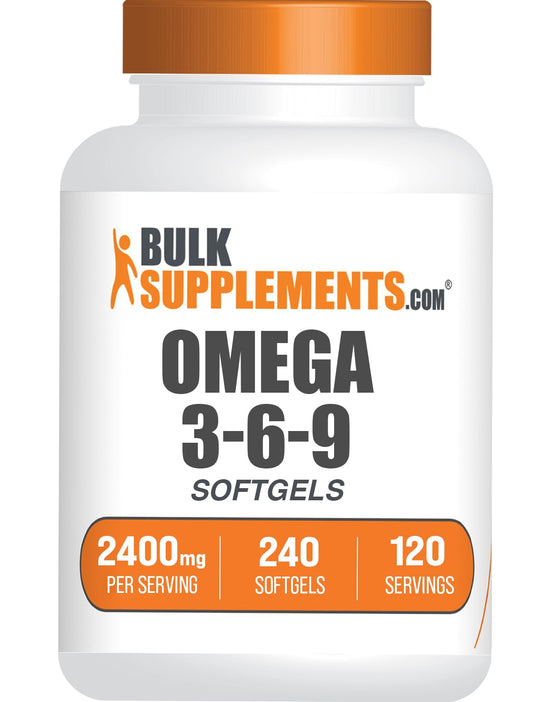 BulkSupplements frente del envase mostrando 240 cápsulas y valor práctico