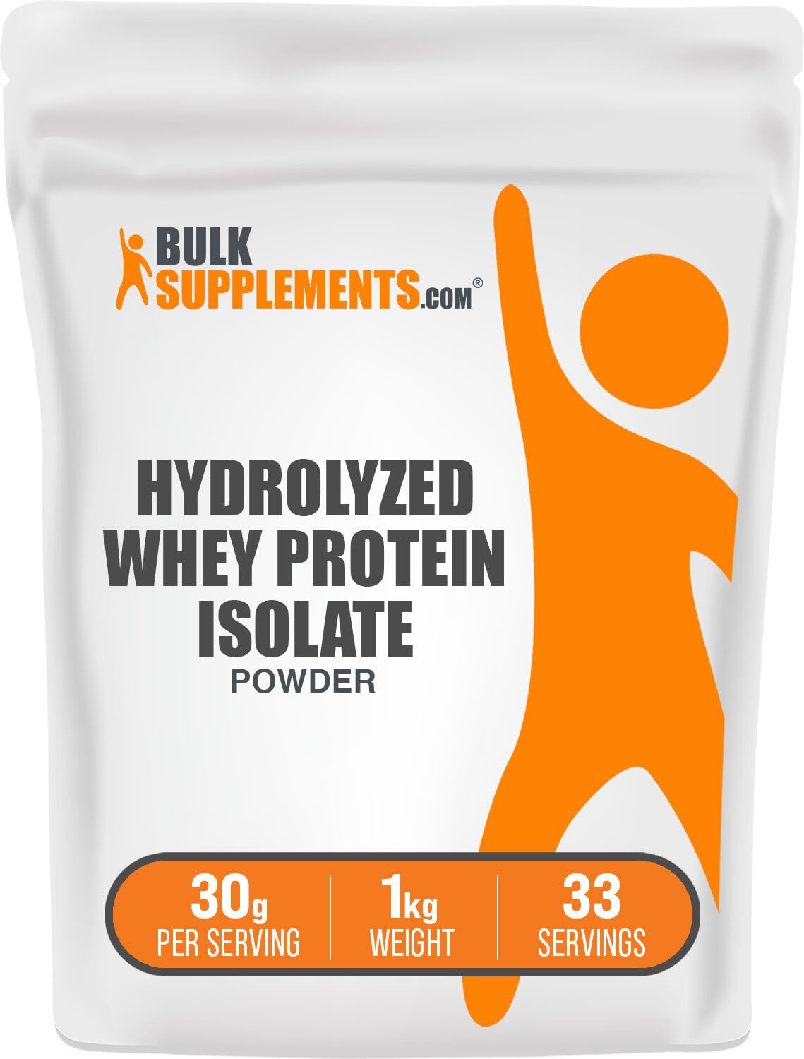 BulkSupplements frente del paquete mostrando presentación clara y confianza