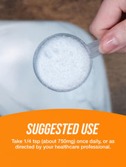 Comparación de tamaño del envase BulkSupplements GABA 250 g para referencia