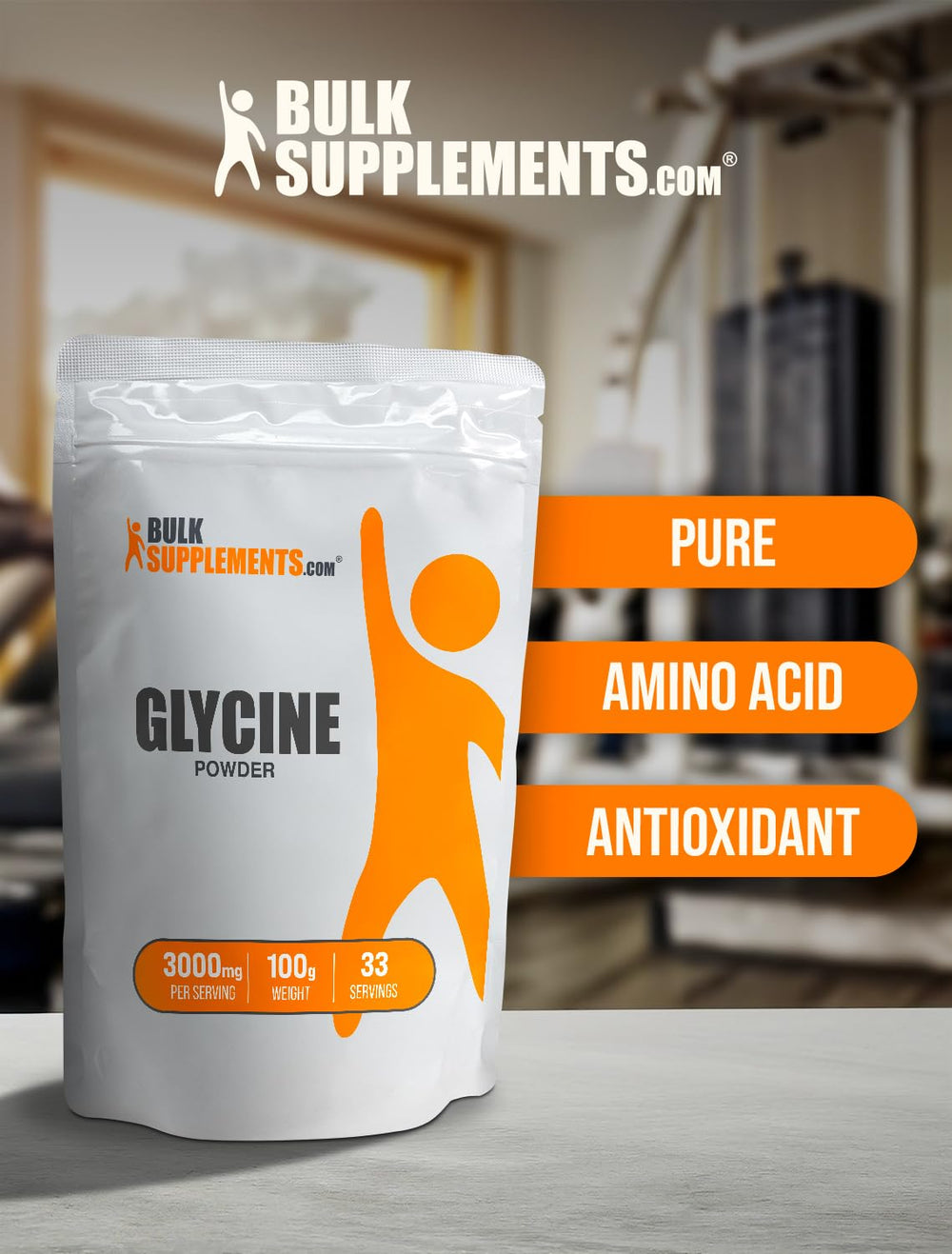 BulkSupplements etiqueta del producto con información de lote y pruebas