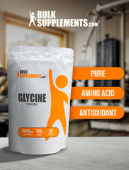 BulkSupplements etiqueta del producto con información de lote y pruebas