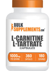 BulkSupplements frasco frontal visible, ventaja: claridad de marca y cantidad