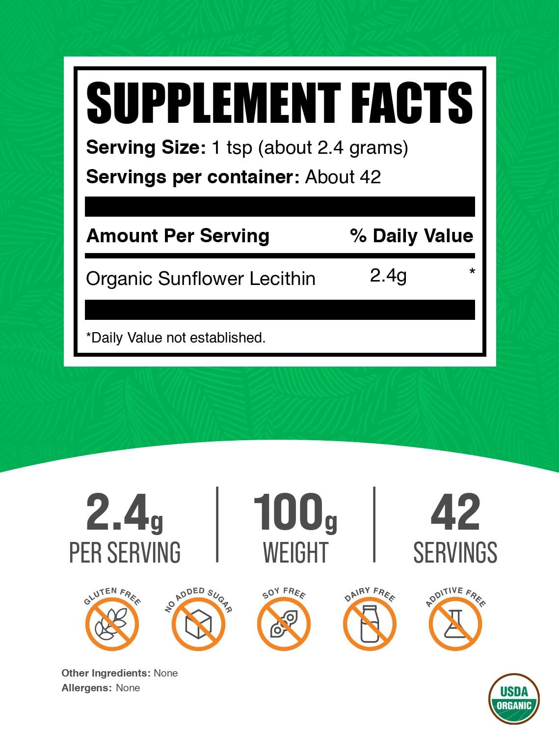 BulkSupplements textura fina en cuchara fácil de mezclar y disolver
