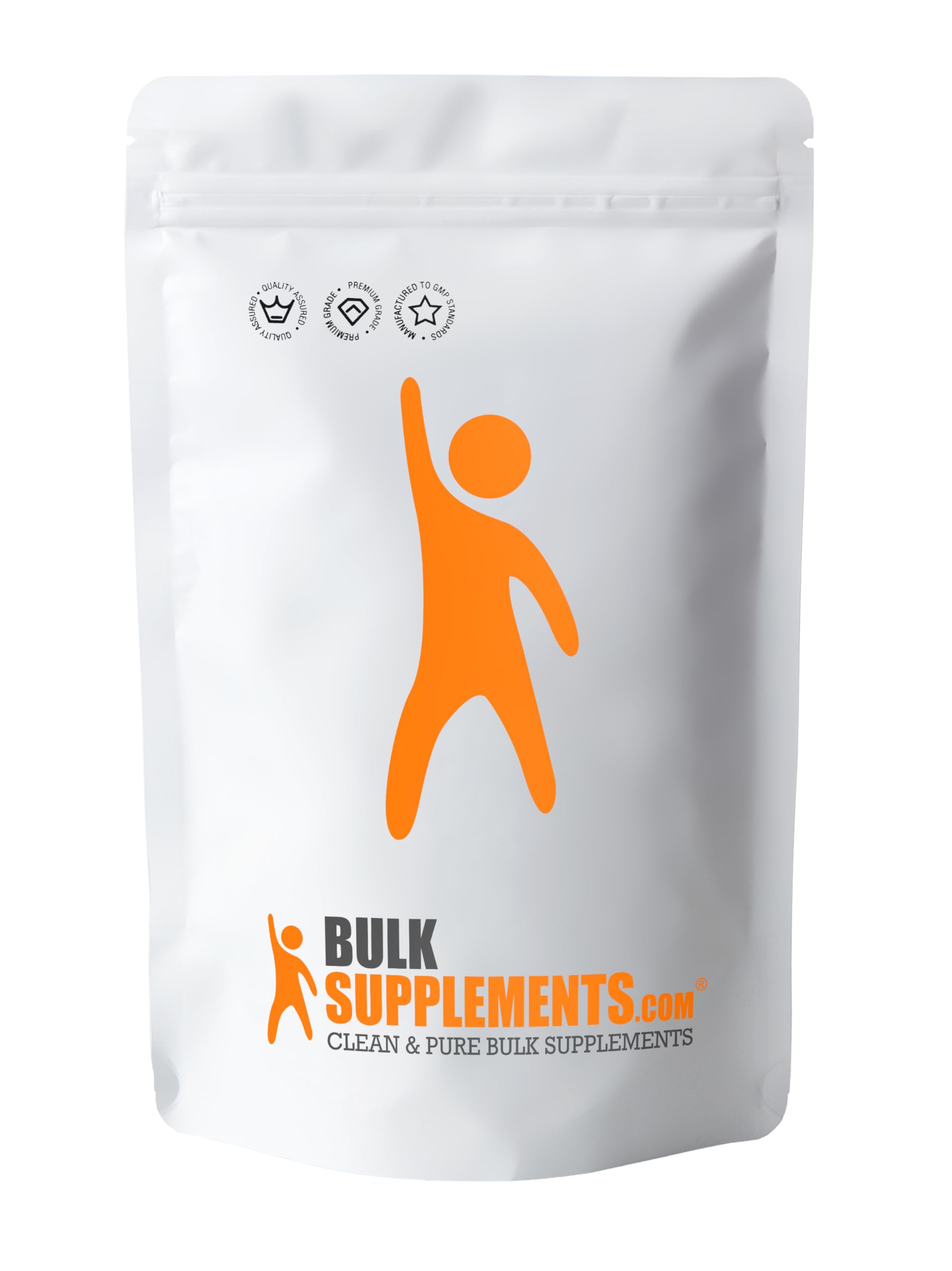 BulkSupplements sello cGMP en packaging garantizando calidad