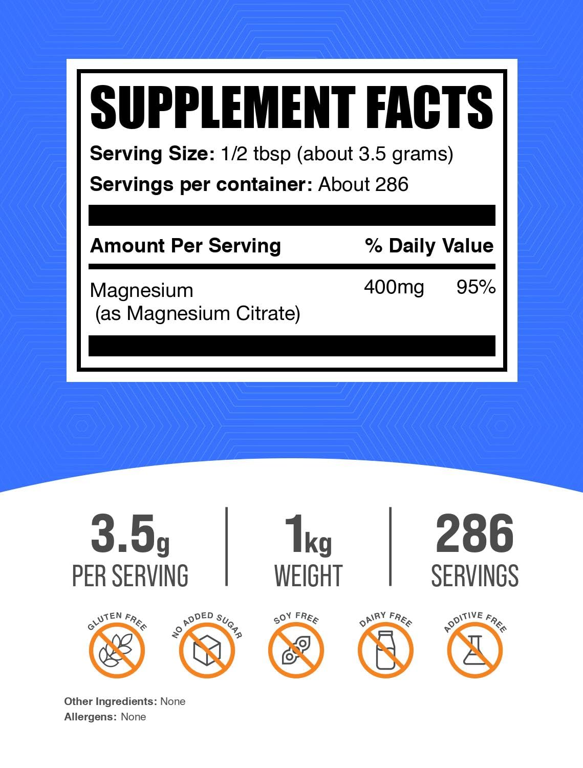 BulkSupplements detalle de la textura del polvo, fácil disolución y mezcla