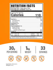 BulkSupplements polvo en cuchara resaltando textura fina y mezcla rápida