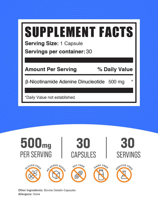 BulkSupplements primer plano de la cápsula que revela textura y pureza