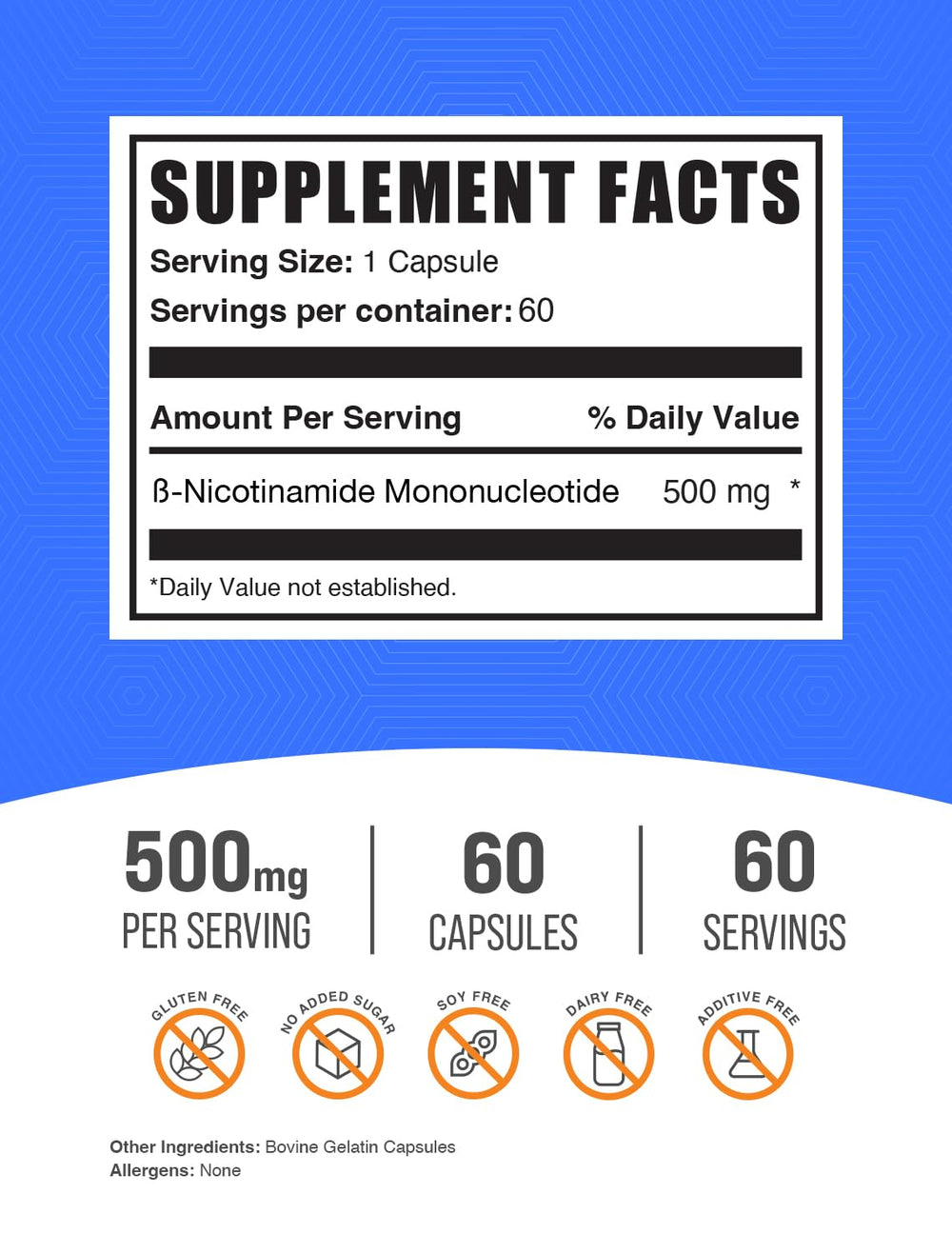BulkSupplements primer plano de cápsula mostrando textura y forma para ingestión cómoda
