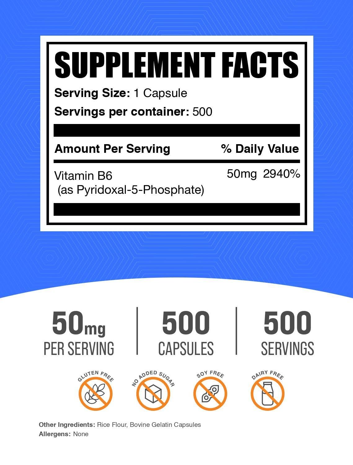 BulkSupplements cápsula en mano para comparar tamaño y facilitar la toma diaria