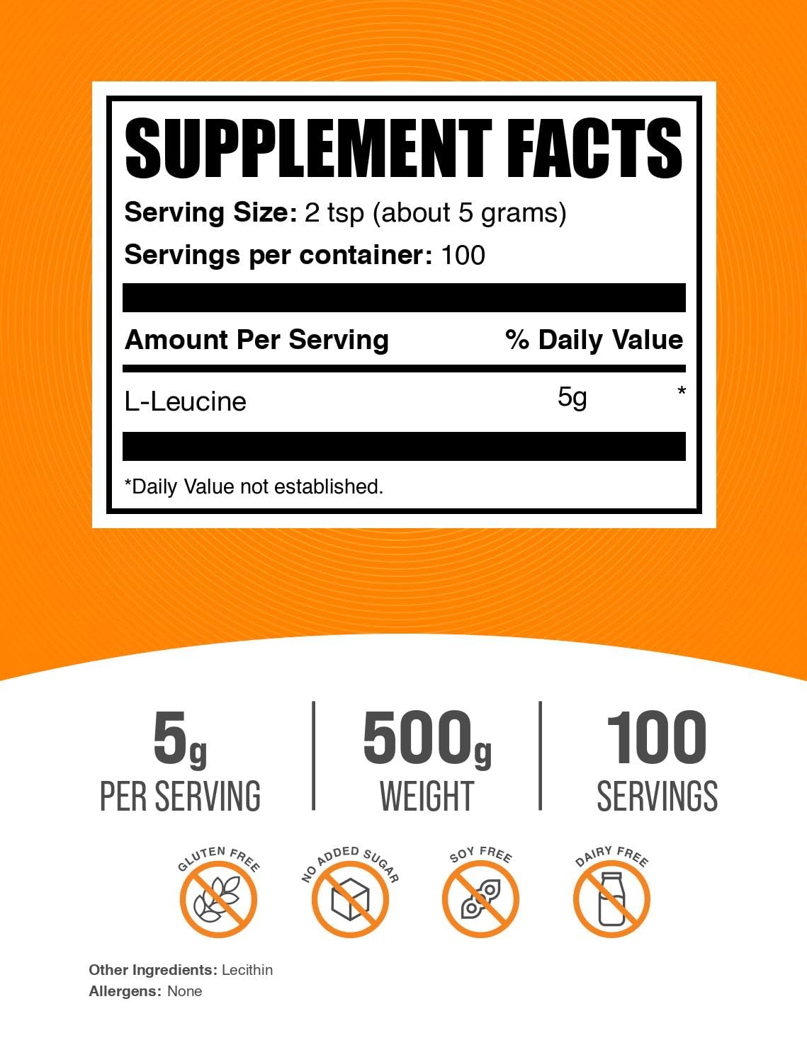 Polvo fino de BulkSupplements en detalle, textura fácil de mezclar