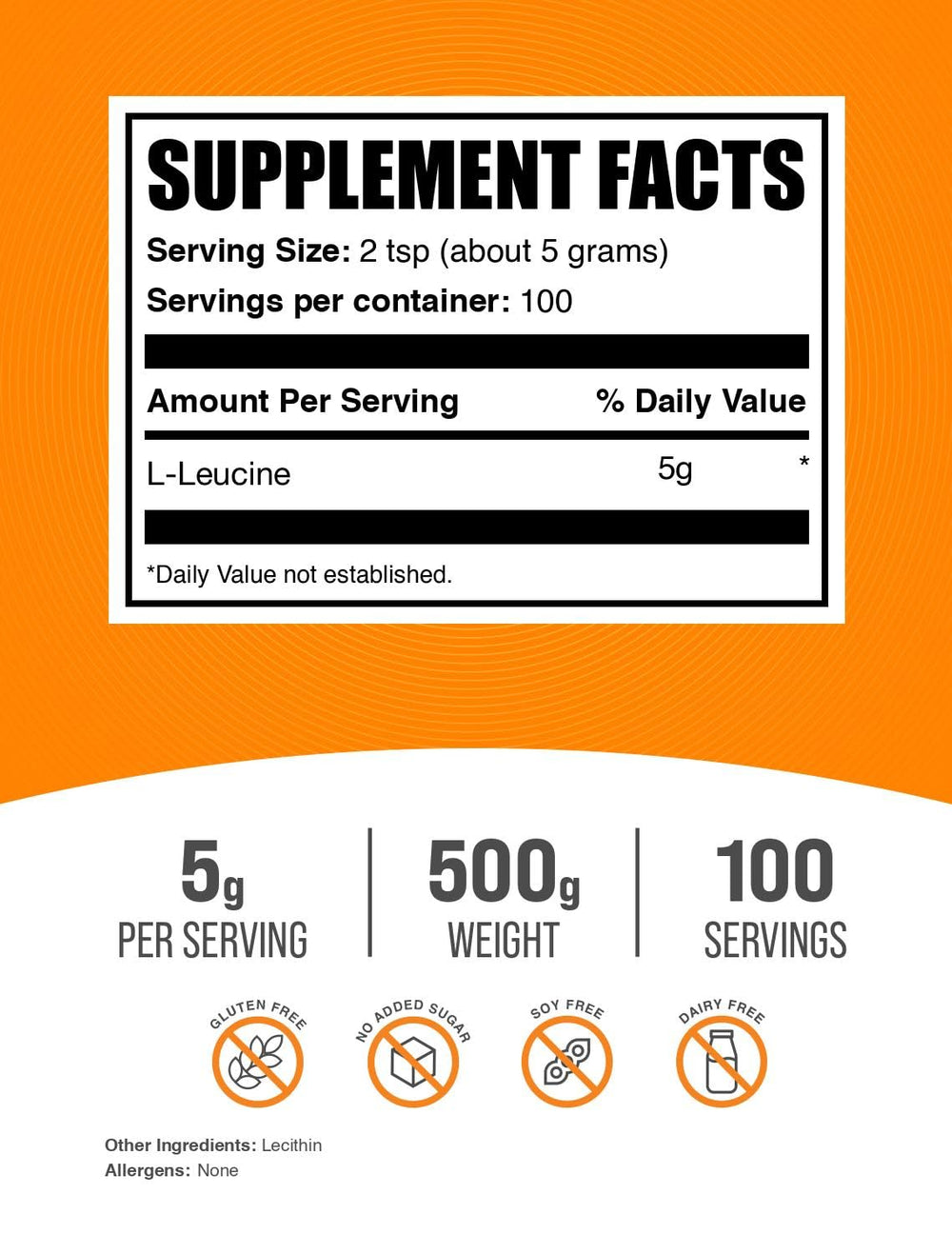 Polvo fino de BulkSupplements en detalle, textura fácil de mezclar