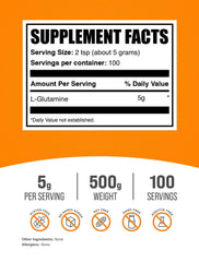 BulkSupplements textura del polvo en primer plano, mezcla uniforme y sin grumos