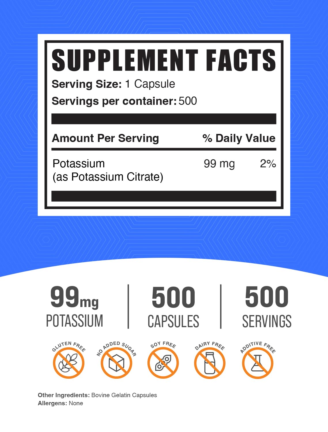 BulkSupplements cápsula en mano demostrando tamaño fácil de tragar