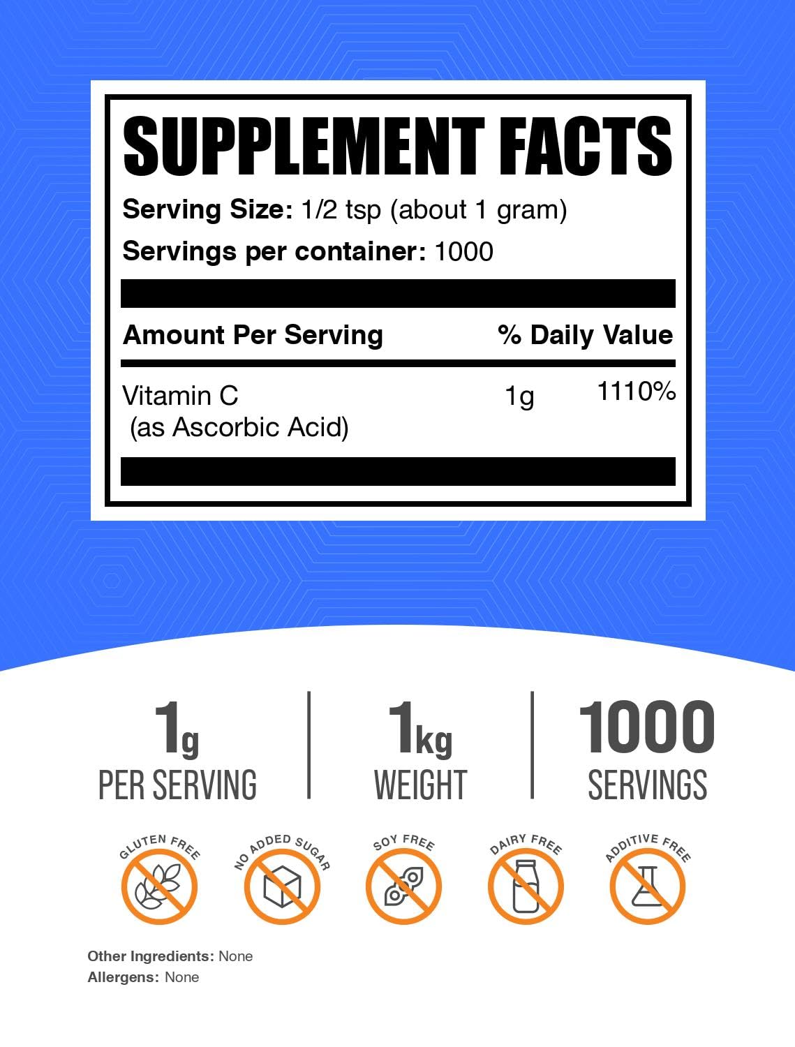 BulkSupplements detalle de la textura fina del polvo que facilita disolución