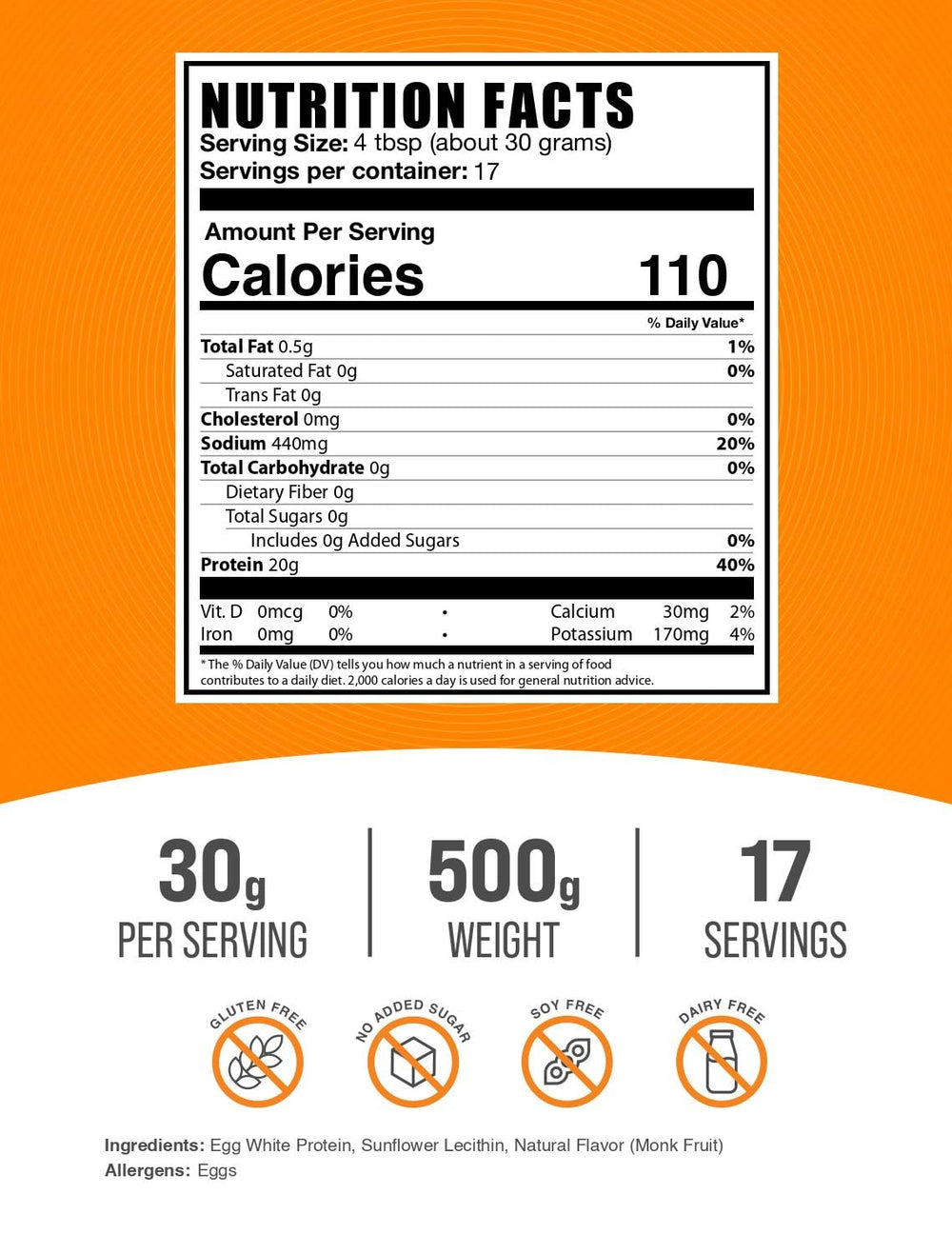 BulkSupplements textura fina del polvo que facilita mezclado rápido