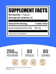 BulkSupplements primer plano de cápsula para apreciar textura y tamaño