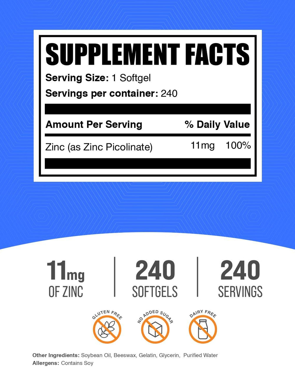BulkSupplements cápsula blanda en primer plano que facilita la deglución y absorción