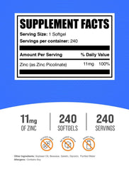 BulkSupplements cápsula blanda en primer plano que facilita la deglución y absorción