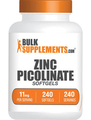BulkSupplements paquete frontal mostrando 240 cápsulas y beneficios de conveniencia