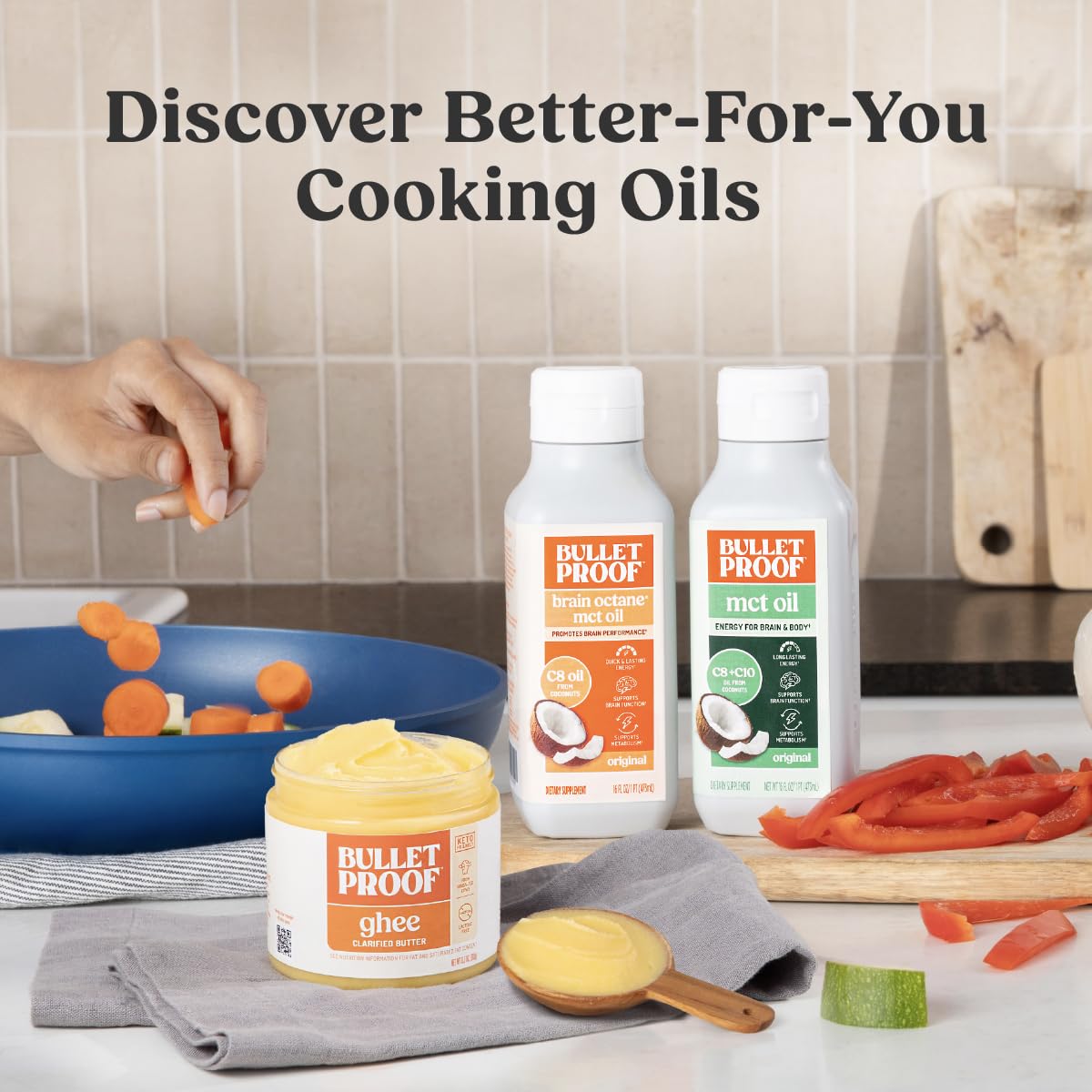 Paquete Bulletproof MCT sin aditivos, fácil de digerir.