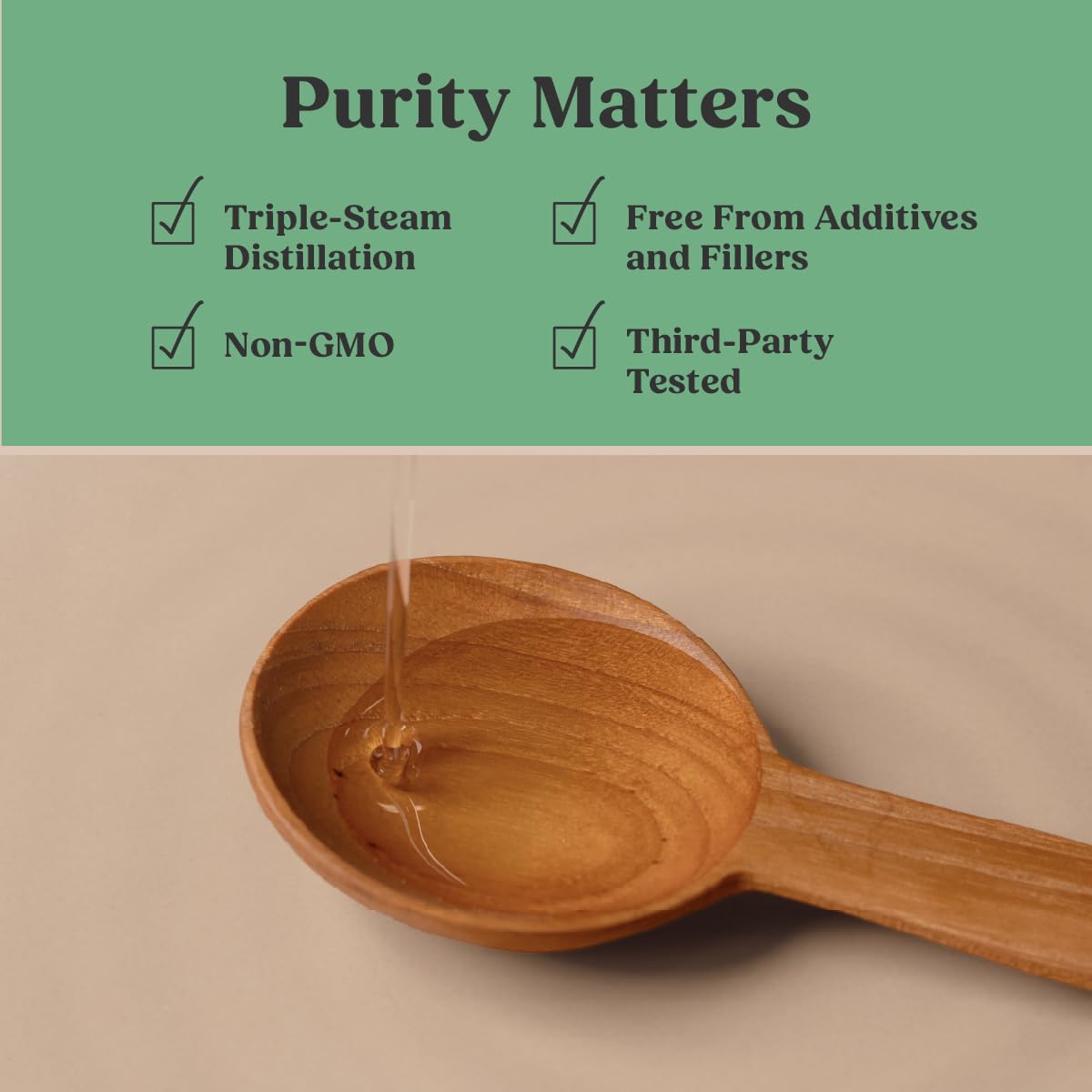 Proceso de distilación triple para mayor pureza del aceite MCT.