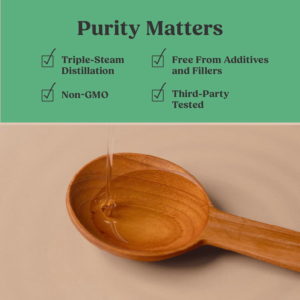 Proceso de distilación triple para mayor pureza del aceite MCT.