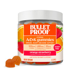 Bulletproof frasco frontal mostrando envase y beneficios sin azúcar