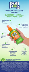 Bullfrog etiqueta con ingredientes clave y beneficios visibles