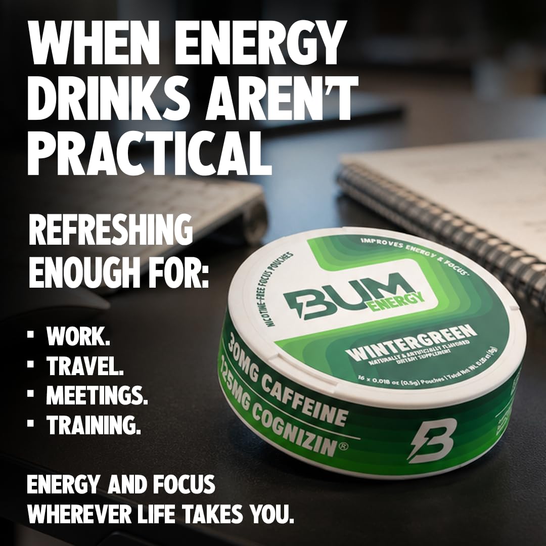Bum Energy bolsita en boca uso discreto y efecto inmediato