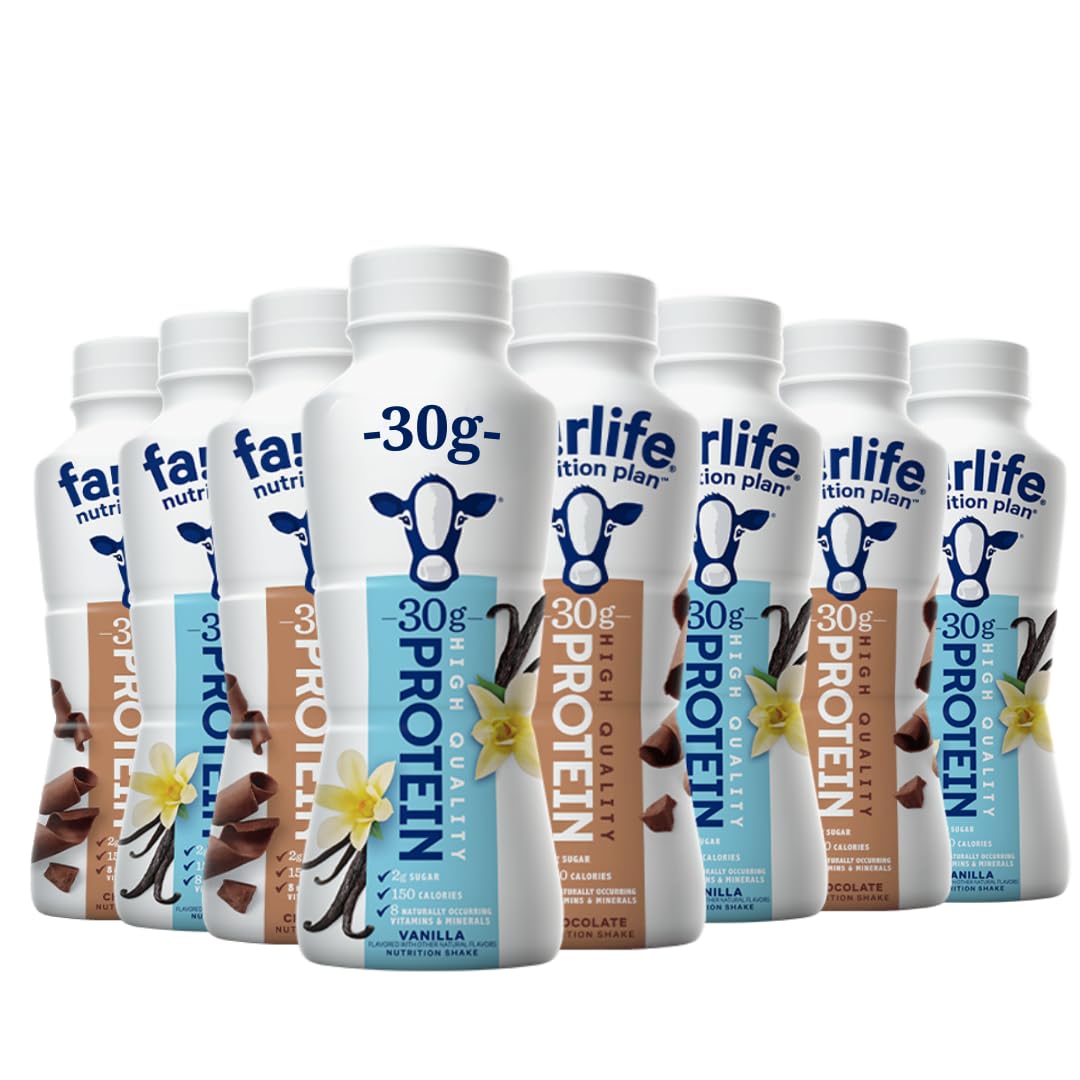 Bundariety pack frontal con botellas chocolate y vainilla, fácil de llevar