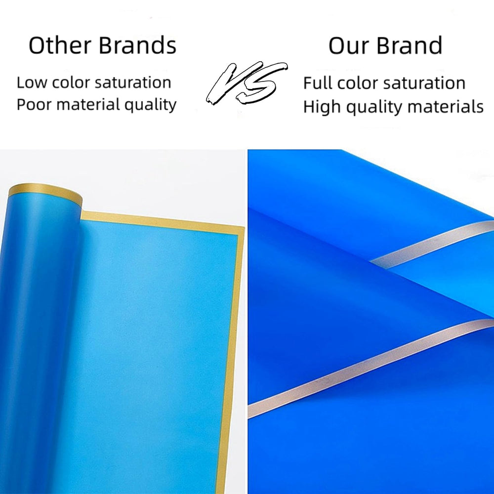 Bupduq papel envolviendo un ramo fresco, protección impermeable y presentación elegante