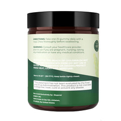 Buporai ingredientes naturales (sea moss, cúrcuma) en detalle